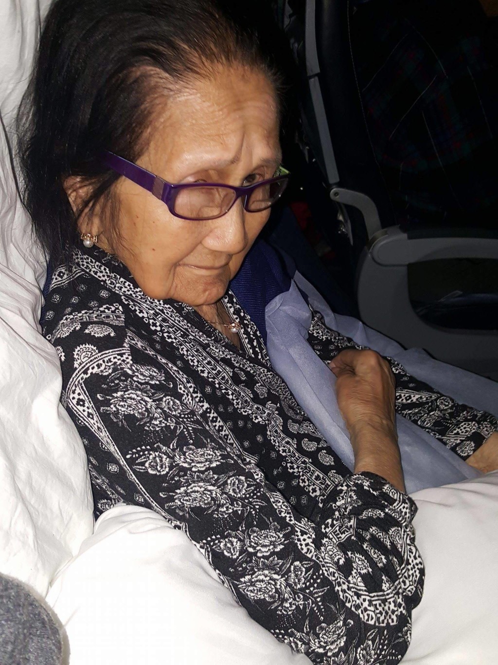 Paz Arquiza, 94, has reportedly also experienced how United Airlines treats some of its passengers. PHOTO COURTESY OF MARIANNE SANTOS AGUILAR