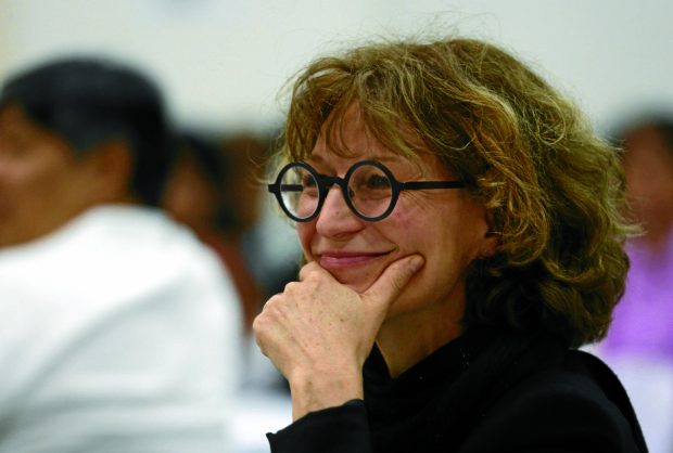 United Nations special rapporteur Agnes Callamard. Photo by  NIÑO JESUS ORBETA/PHILIPPINE DAILY INQUIRER