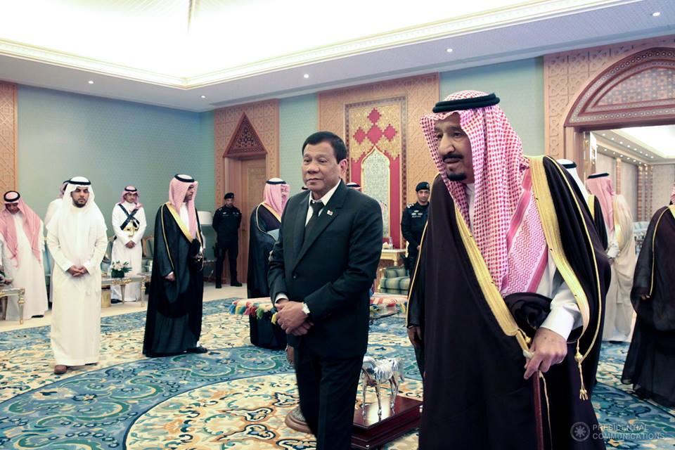 Duterte Travels Saudi Arabia