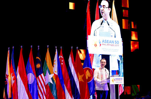 Philippines Foreign Affairs Secretary Alan Peter Cayetano 50th ASEAN Foreign Ministers Meeting 2017