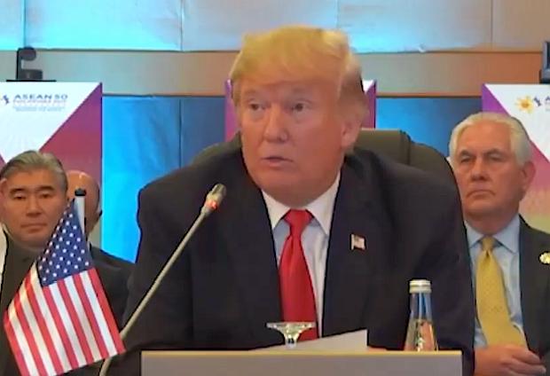 Donald Trump - Asean-US Summit - 14 November 2017