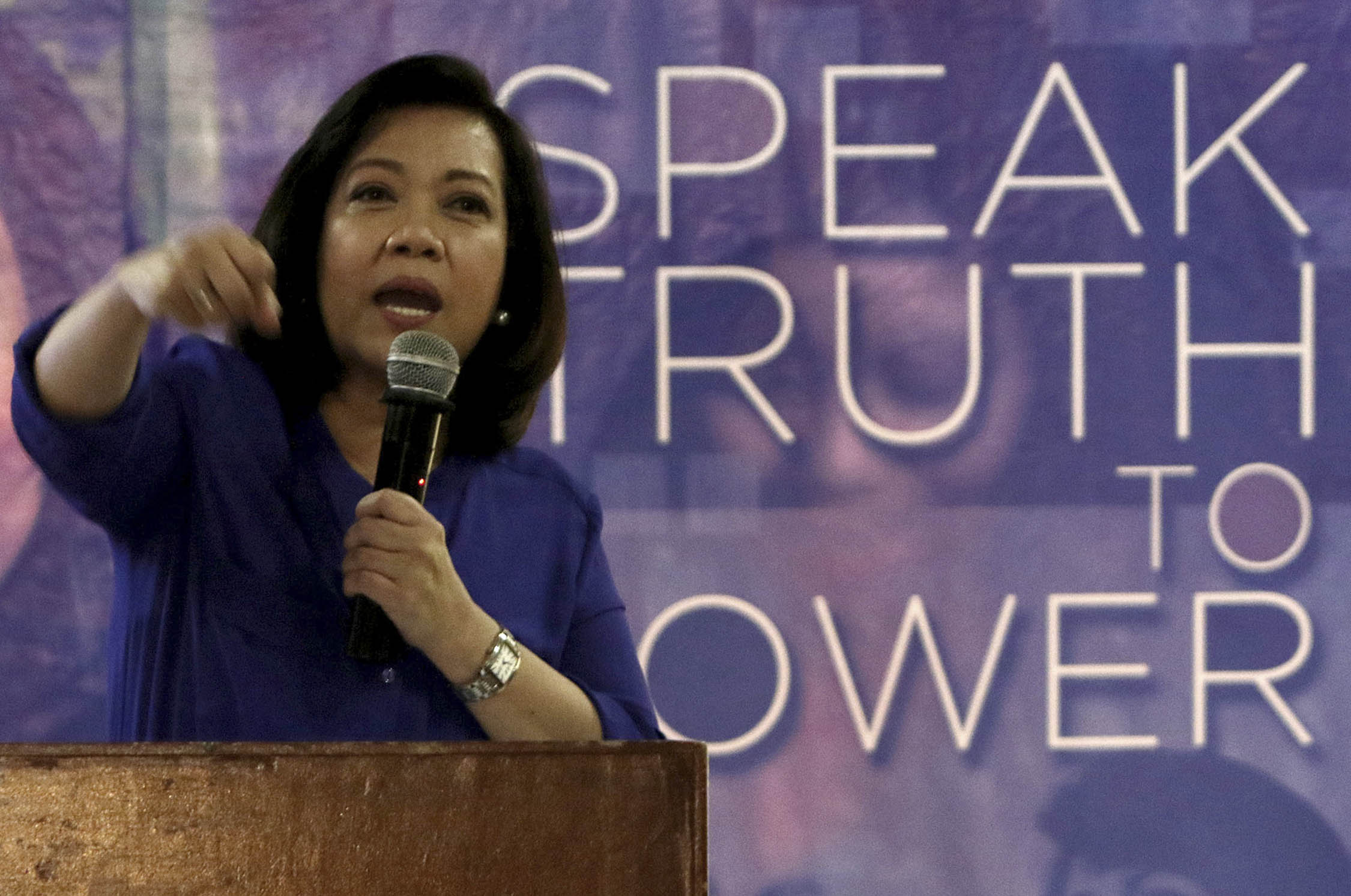 Sereno: Believing foreign gov't over fellow Filipinos a 'betrayal of our nation'