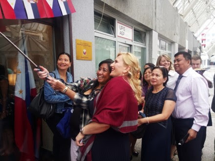 Members of the Filipino Community join the celebration of the honorary consulate’s opening. PHOTOS from Belgrade Philippine Consulate/J. Garcia