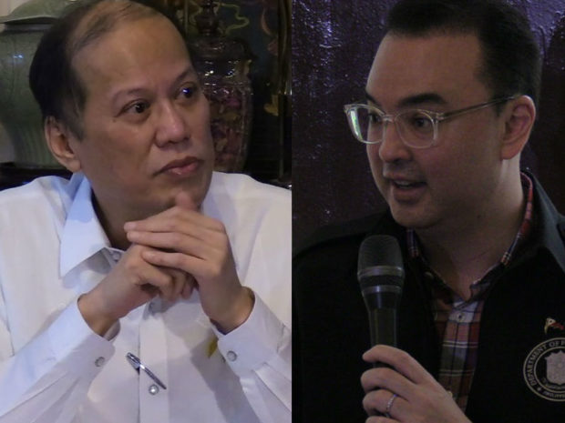 Benigno Aquino III and Alan Peter Cayetano