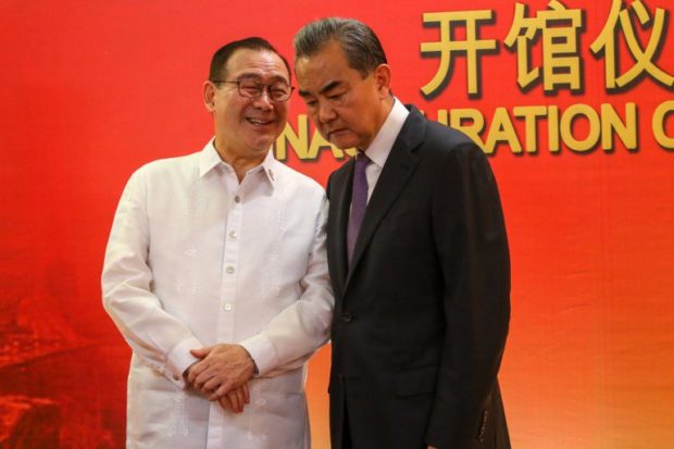 Teodoro Locsin Jr. and Wang Yi