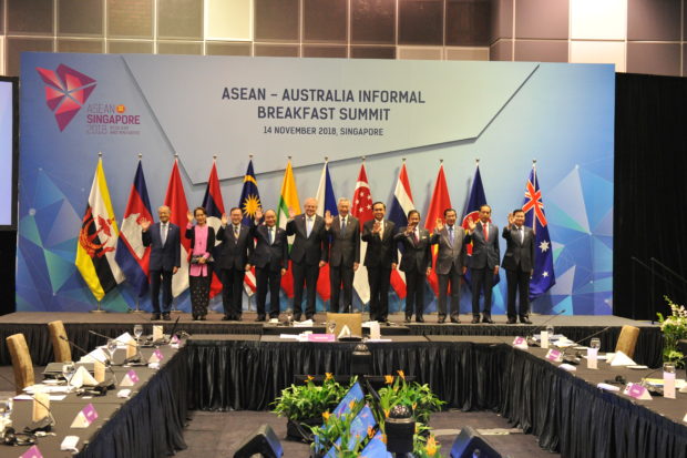  asean australia informal breakfast summit