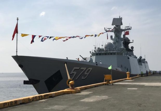 Chinese warships dock in Manila for goodwill visit