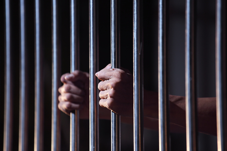 Jailed behind bars