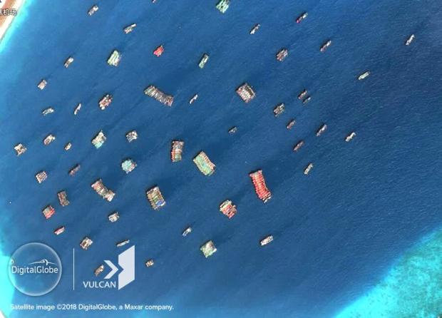 China fishing vessels at Subi Reef