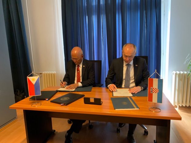 PH, Croatia sign MOU on defense cooperation