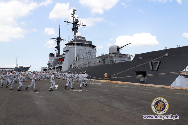 Philippine Navy warship heads to South Korea, Singapore