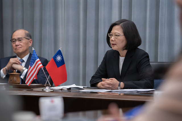 Taiwan president: Agreement with US a force for good across the world