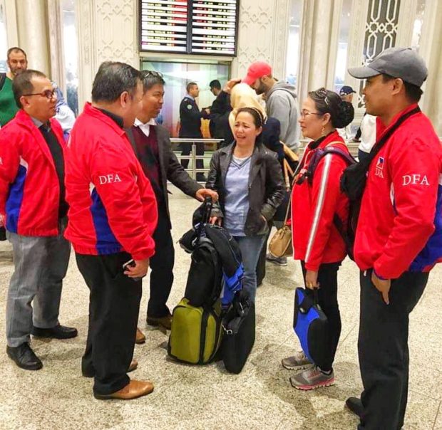  DFA repatriates first batch of Filipinos in Libya