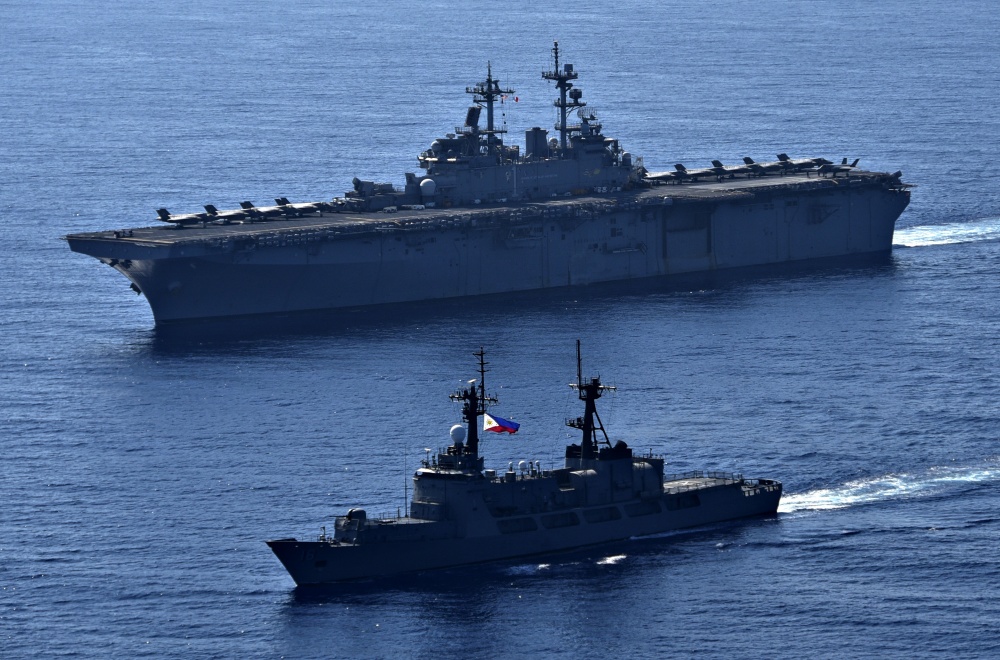LOOK: Philippines, US navies train in South China Sea for Balikatan 2019