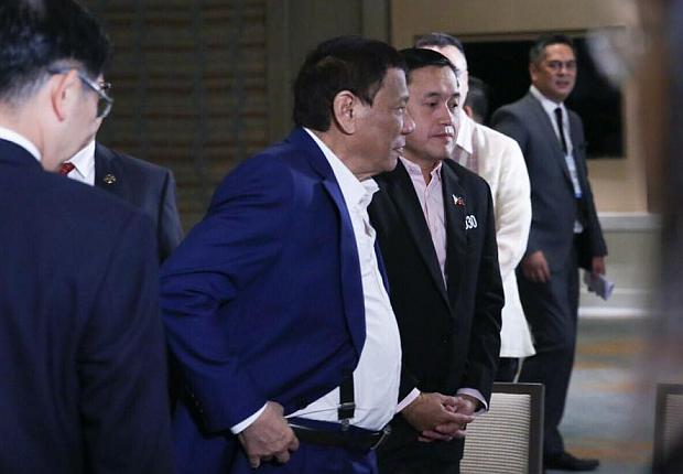 Rodrigo Duterte and Christopher Go