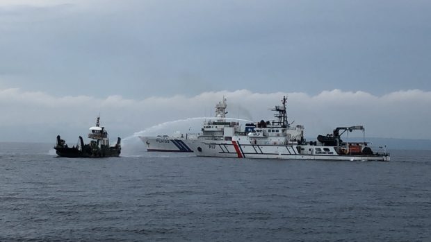 Philippine, Japanese, Indonesian coast guards hold oil spill exercise in Davao