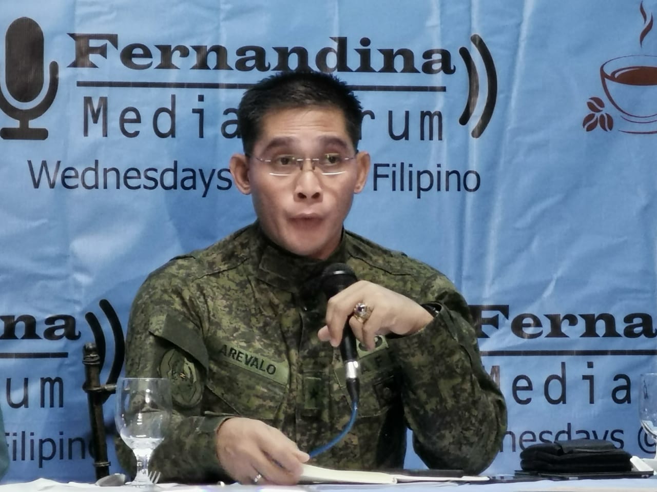 Armed Forces of the Philippines Spokesperson Brid. Gen. Edgard Arevalo. Image: Katrina Hallare/INQUIRER.net