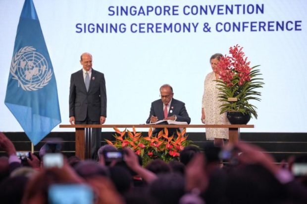 46 countries sign international mediation treaty named after Singapore