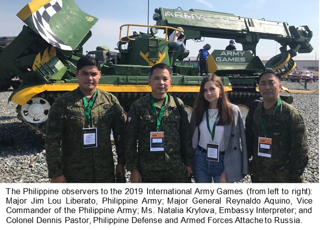 PH eyes sending troops for 2019 International Army Games in Russia