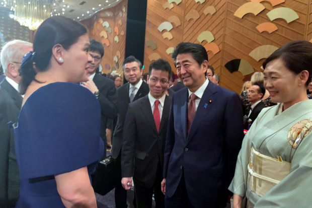 Inday Sara mingles with world leaders as she pinch-hits for Duterte at Japan banquet