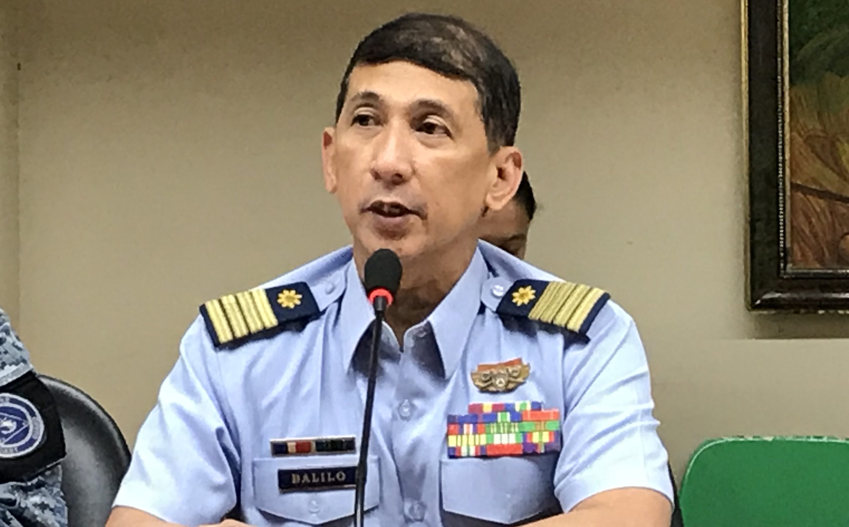 Philippine Coast Guard spokesperson Capt. Armand Balilo. FILE PHOTO