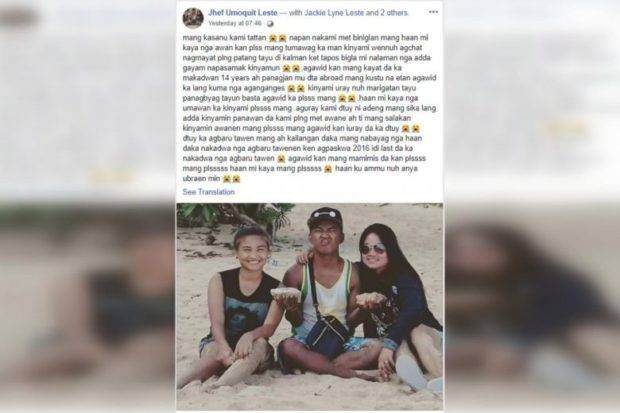 Son of OFW who died in Singapore: Mom, please come home, we will wait for you to celebrate New Year