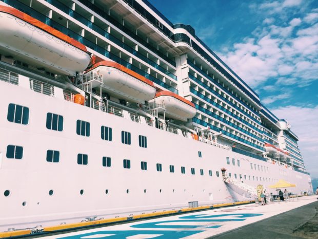 Luxury cruise ships with foreign tourists regularly visit Subic Bay