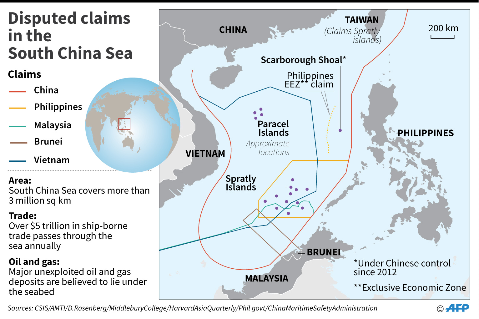 Mother of Philippine maps' settles sea dispute with China