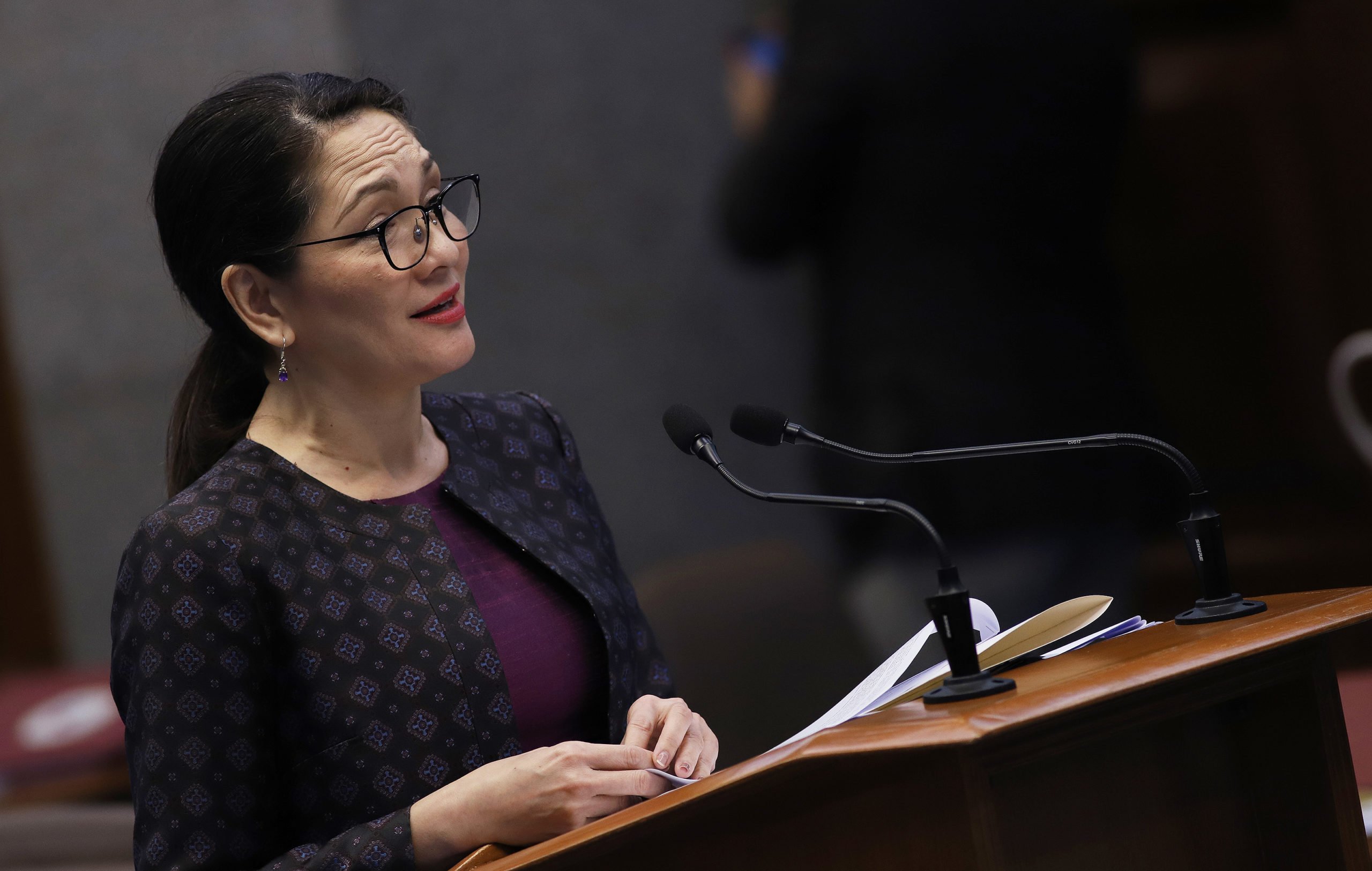 Senator Risa Hontiveros says it is “regrettable” that the Philippines has decided not to rejoin the ICC
