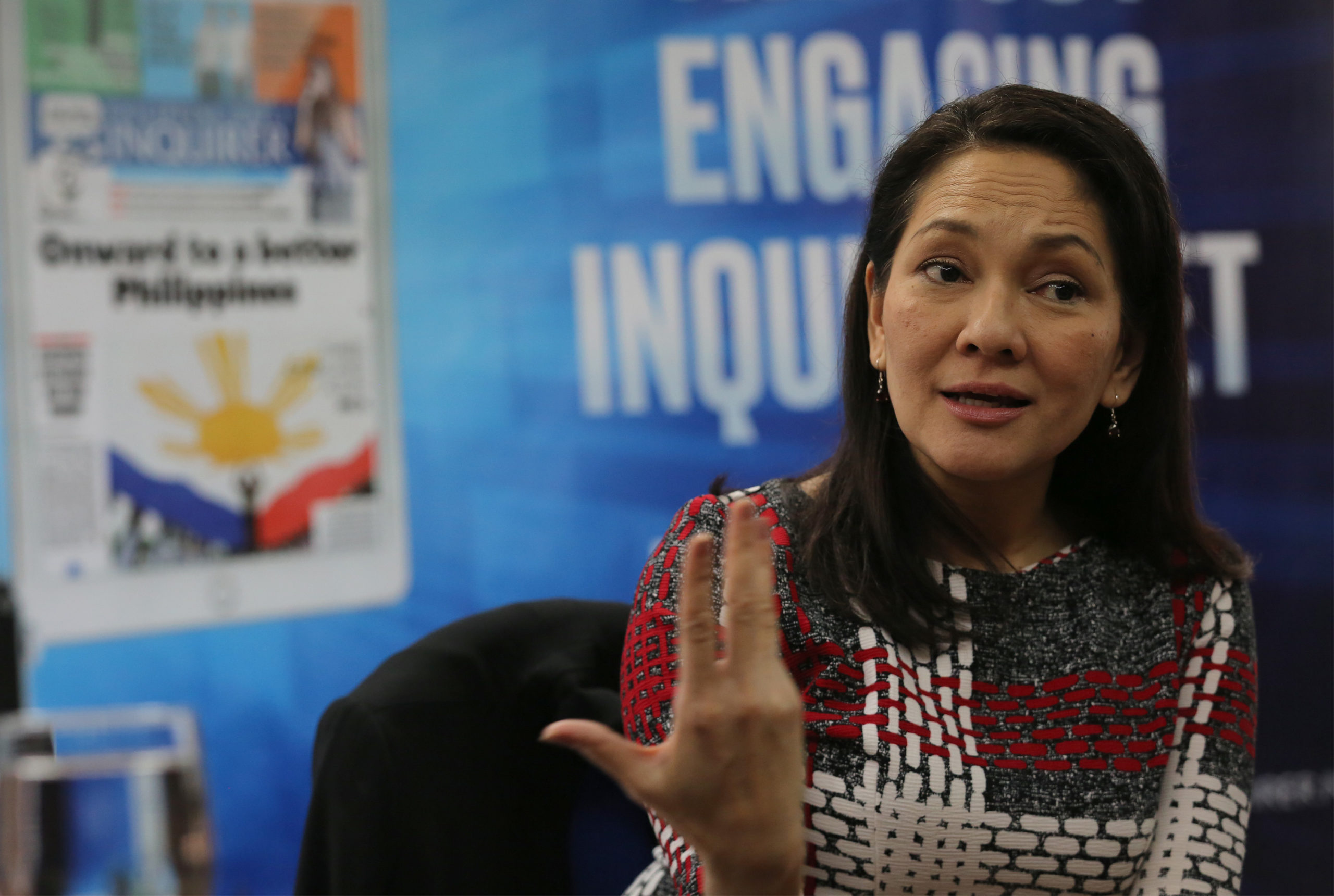 Opposition Senator Risa Hontiveros wants the Philippines to “upgrade” its security agreements with other nations in the face of continued aggressions by China. 