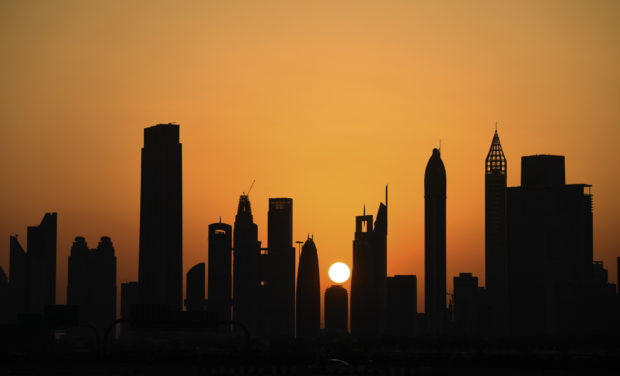 Dubai skyline. STORY: PH consulate in Dubai denies reports of pre-shaded ballots