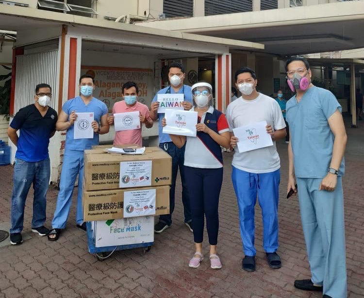 Taiwanese org sends 10,000 face masks to Cebu hospital — TECO