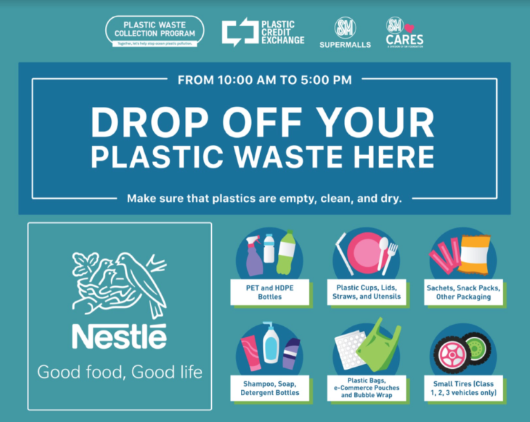 Nestlé Philippines supports PCEx and SM Malls’ plastic waste collection