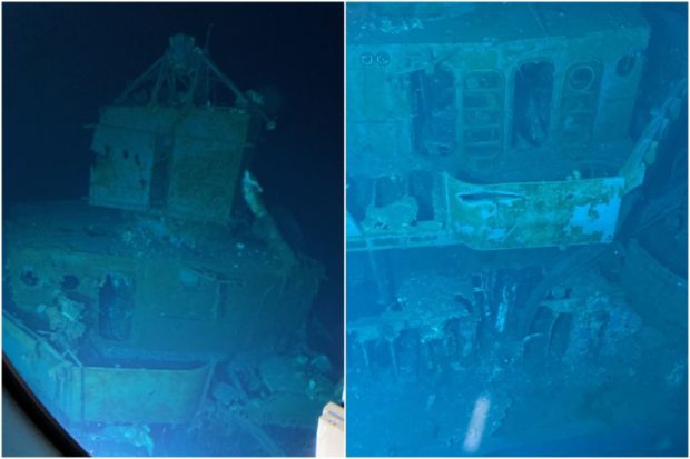 'Deepest wreck dive' reaches US World War II ship off Samar island