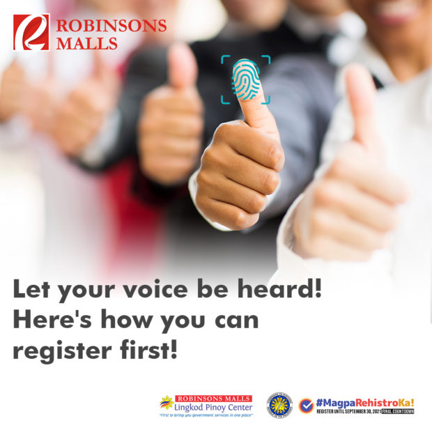 Robinsons Malls voter registration
