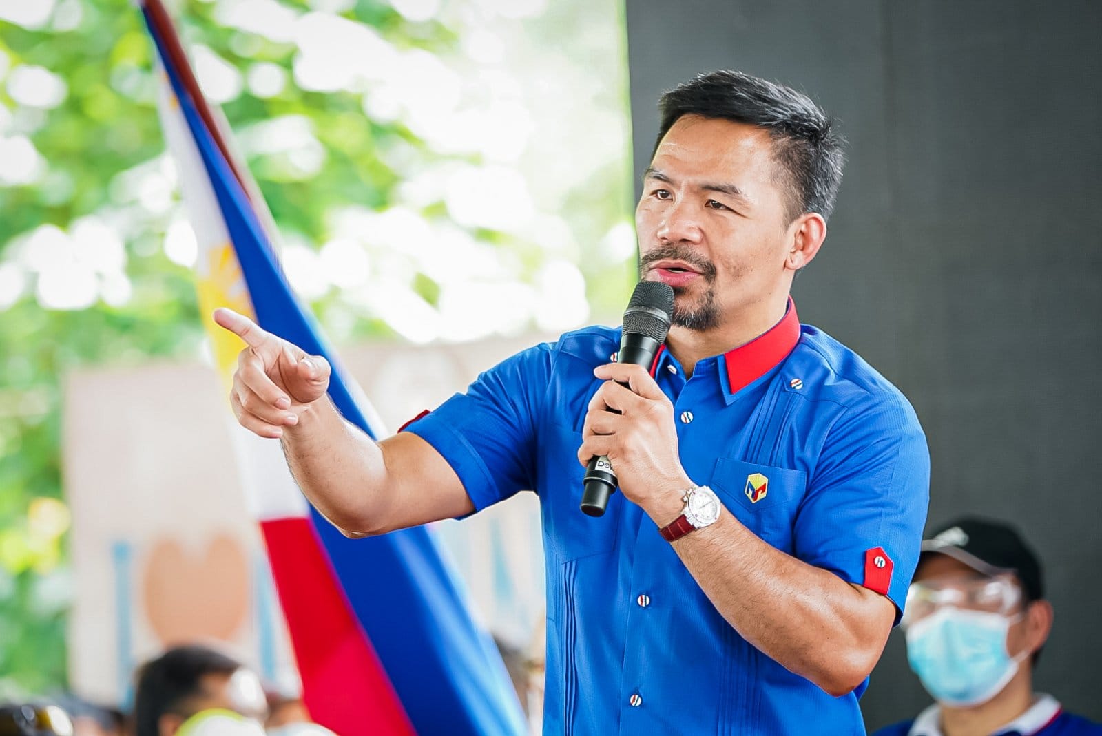 Presidential candidate Senator Manny Pacquiao on Thursday urged Filipinos in Ukraine to evacuate immediately as Russia takes military action against the eastern European country. 