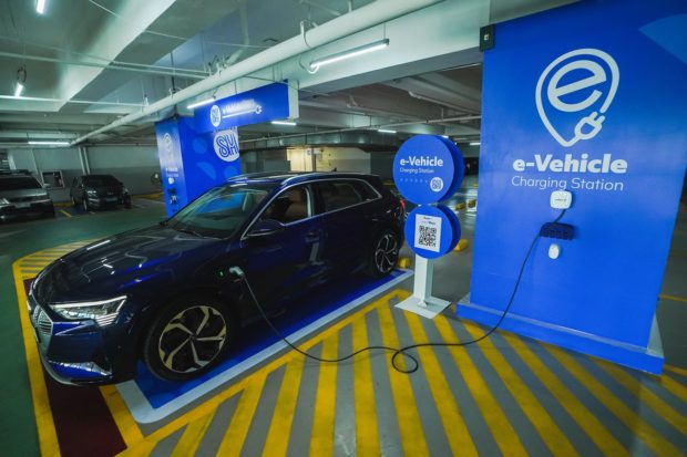 SM Supermalls e-Vehicle charging stations