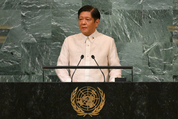 Bongbong Marcos at the UN General Assembly