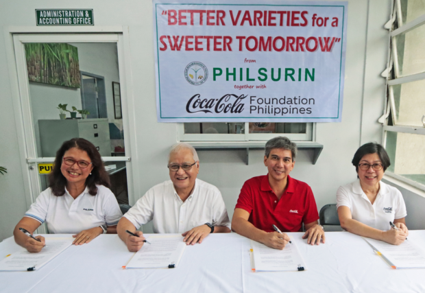 Coca-Cola Foundation PHILSURIN sugar cane