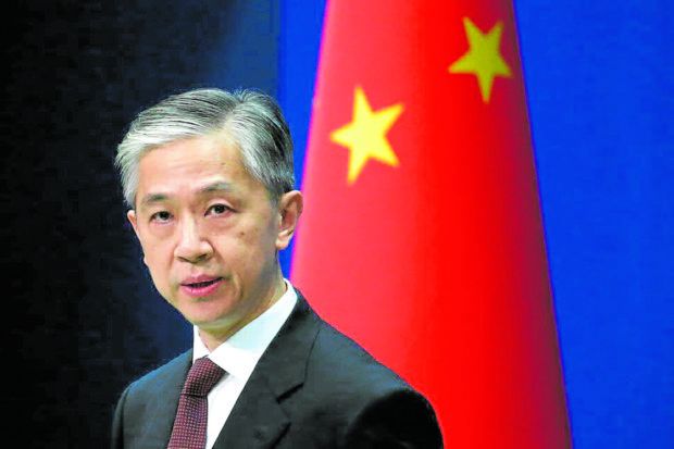 Wang Wenbin STORY: China: PH-US defense pact won’t ‘weaken our resolve’