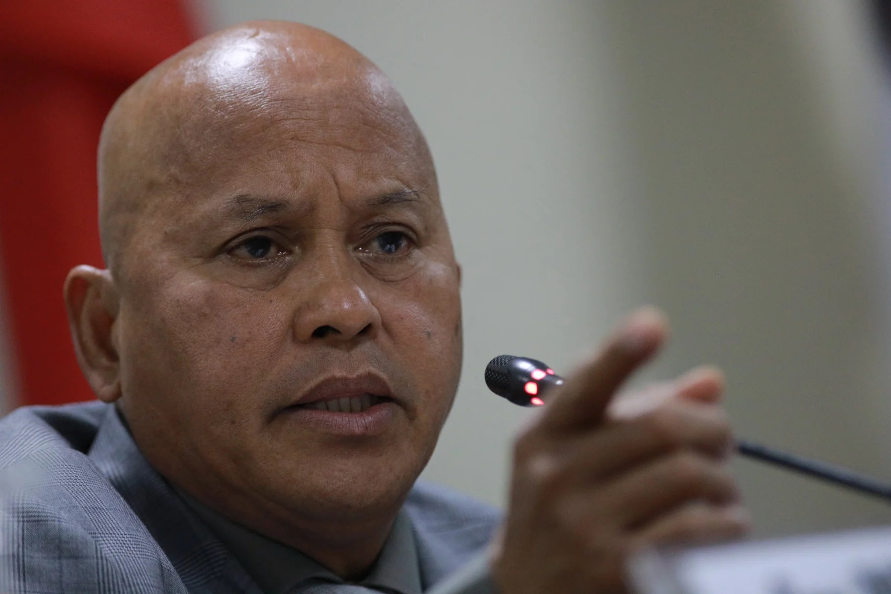 Senator Ronald “Bato” Dela Rosa bewails how EU lawmakers looked at him when they met to discuss human rights issues on February 22, 2023.