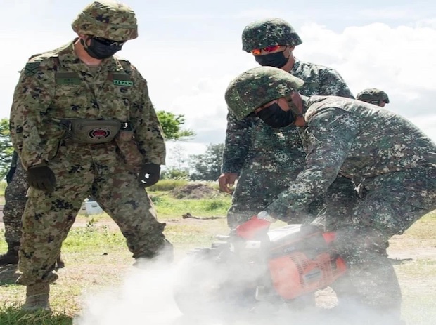 Troops from the Japan Ground Self-Defense Force took part in the Philippine-US exercise Kamandag in October 2022. STORY: Japan to join Salaknib drills between PH, US armies