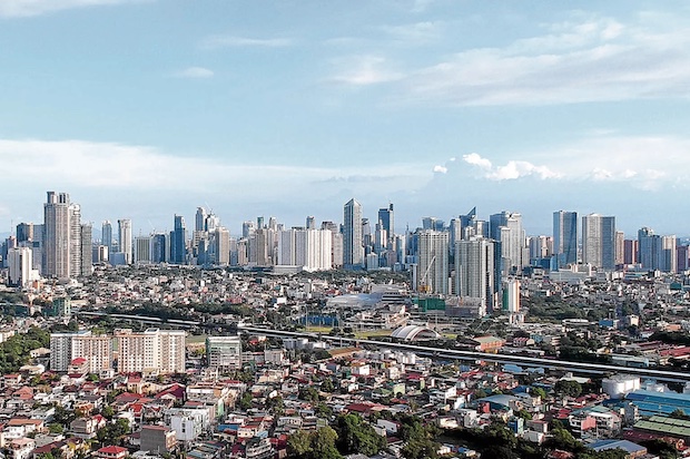 Makati skyline. STORY: Marcos’ US trip will draw investors to boost PH industries – DTI exec