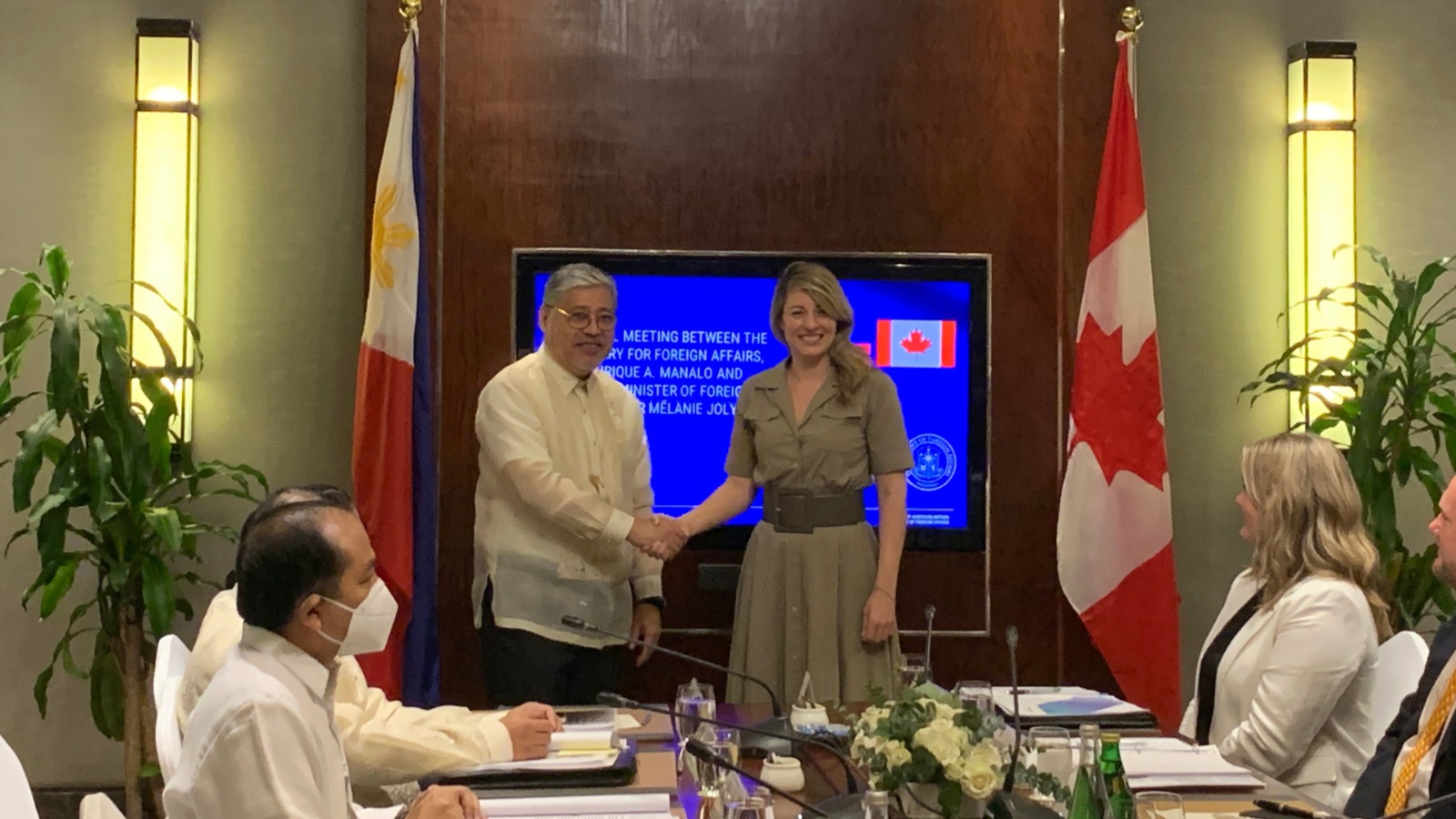 Canadian Foreign Minister Mélanie Joly says now "is the time for ambition" between Manila and Ottawa