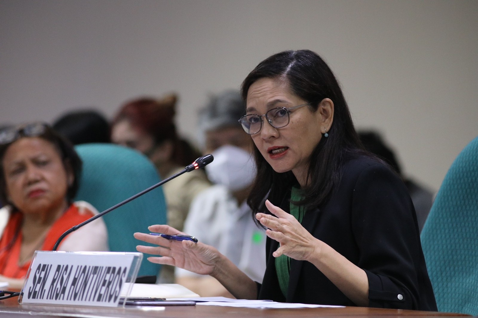Senator Risa Hontiveros urged the administration to review its political commitments with Beijing, specifically the one One China Policy.