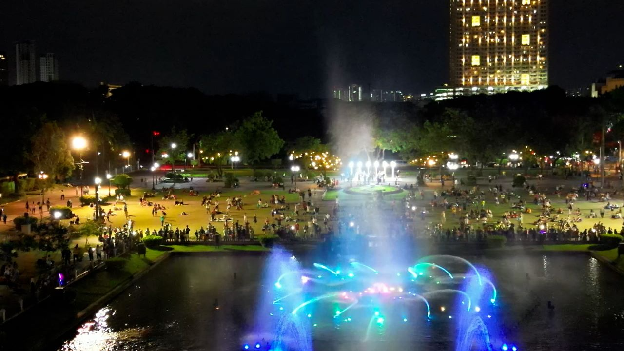LOOK: EU Delegation, DOT light up Rizal Park for Europe Day 2023