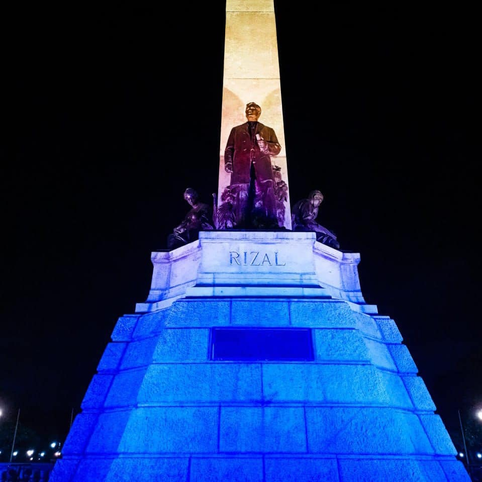 LOOK: EU Delegation, DOT light up Rizal Park for Europe Day 2023