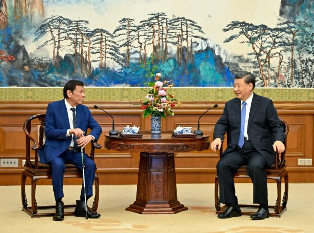 Former President Duterte meets with China’s Xi Jinping