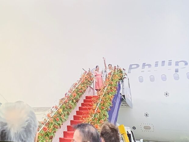 President Ferdinand Marcos Jr. and First Lady Liza Araneta-Marcos leave for Malaysia on July 25, 2023 for a three-day state visit. (Photo by Jean Mangaluz)