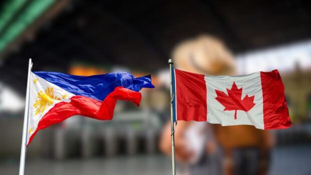Philippine and Canadian flags | FILE PHOTO